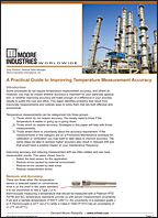 A Practical Guide to Improving Temperature Measurement Accuracy White Paper Moore Industries Cover