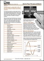 Alarm Trips The Ups and Downs White Paper Moore Industries Cover