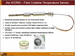 the WORM – Field Cuttable Temperature Sensor