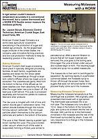 Measuring Molasses with the WORM White Paper Moore Industries Cover