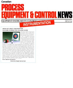 High-Accuracy Transmitter Features Interactive On-Line Guide