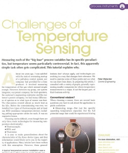 Challenges of Temperature Sensing