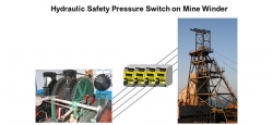 Hydraulic Safety Pressure Switch on Mine Winder