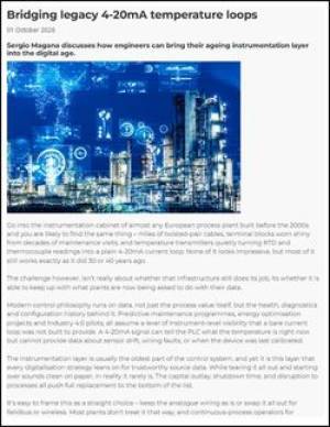 Bridging Legacy 4-20mA Temperature Loops