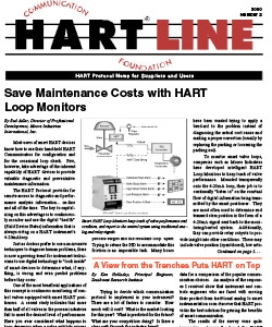 Save Maintenance Costs with HART Loop Monitors