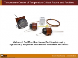 Temperature Control of Temperature-Critical Rooms and Facilities