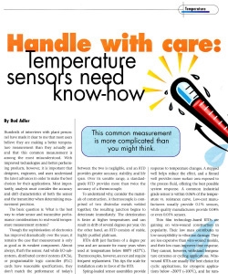 Handle with Care: Temperature Sensors Need Know-How