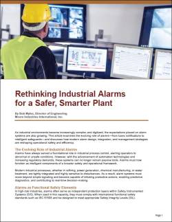 Rethinking Industrial Alarms for a Safer, Smarter Plant